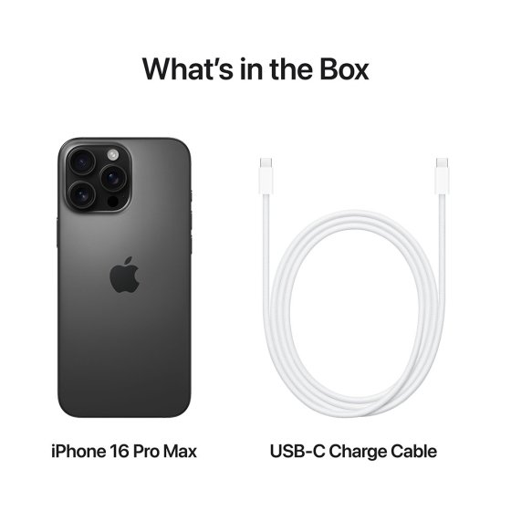 iPhone 16 Pro Max Black Titanium 256GB