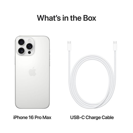 iPhone 16 Pro Max White Titanium 256GB