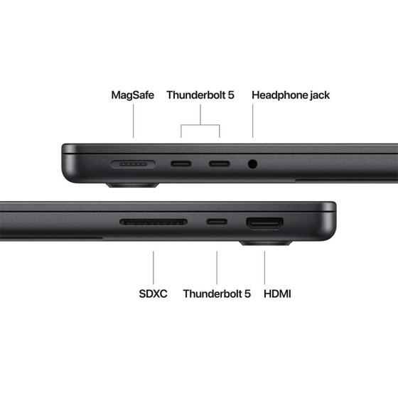 Apple MacBook Pro 14-inch - M4 Pro Chip 12-Core CPU 16-Core GPU 24GB Unified Memory 512GB SSD Storage¹