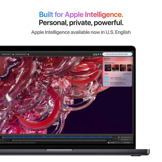 Apple MacBook Pro 16-inch - Apple M4 Pro Chip 14-Core CPU 20-Core GPU 24GB Unified Memory 512GB SSD Storage¹