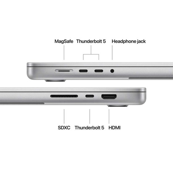 Apple MacBook Pro 16-inch - Apple M4 Pro Chip 14-Core CPU 20-Core GPU 24GB Unified Memory 512GB SSD Storage¹